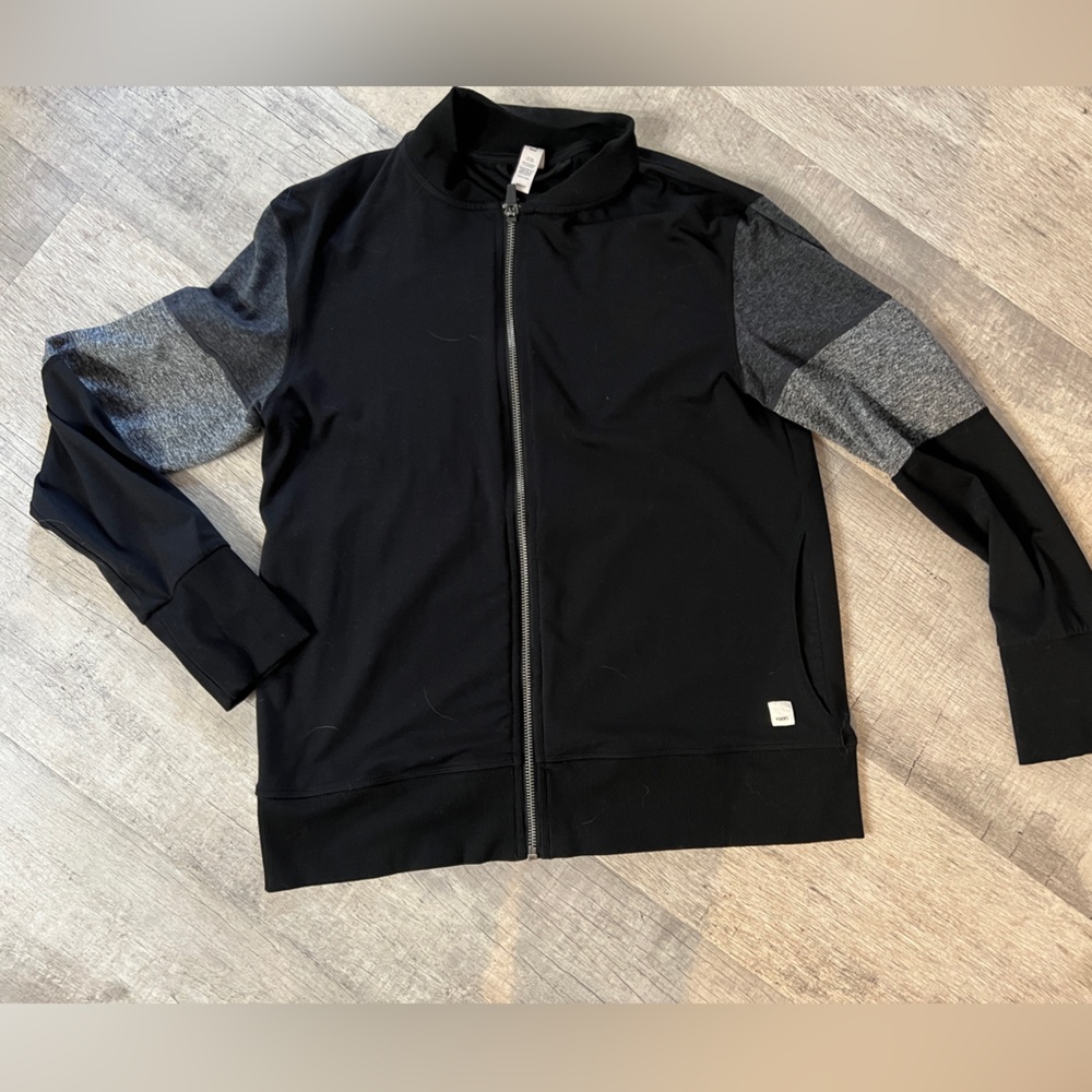 Vuori Black and Gray Utility Jacket